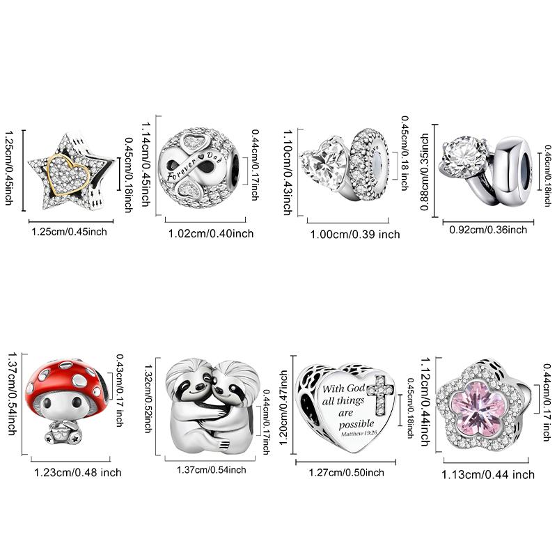 Медь Солнце Луна Роза Медведь Парфюм Шармы Бусины Подходят для Изготовления Браслетов и Ожерелий Своими Руками Подарок Высокого Качества Изысканные Ювелирные Изделия