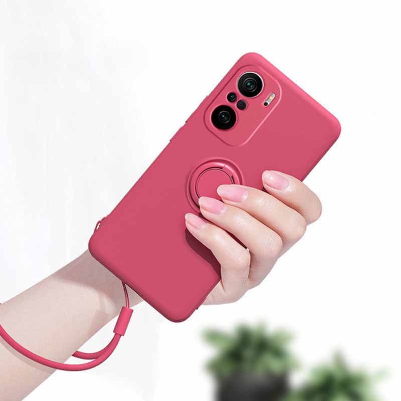 Funda For Xiaomi Redmi Note 13 12 Pro Plus 5G Ring Holder Kickstand Silicone Case Redmi Note 12S 11S 10S 9S 8T 9 10 11 Pro Cover