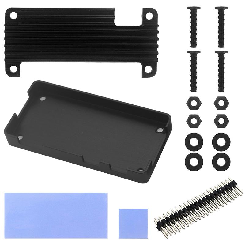 Корпус-радиатор из алюминиевого сплава для Raspberry Pi Zero/Zero W/Zero 2W Легкий корпус из алюминиевого сплава