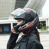 Мужской зимний мотошлем с полным лицом, теплый, унисекс, противотуманный, всесезонный, универсальная посадка.