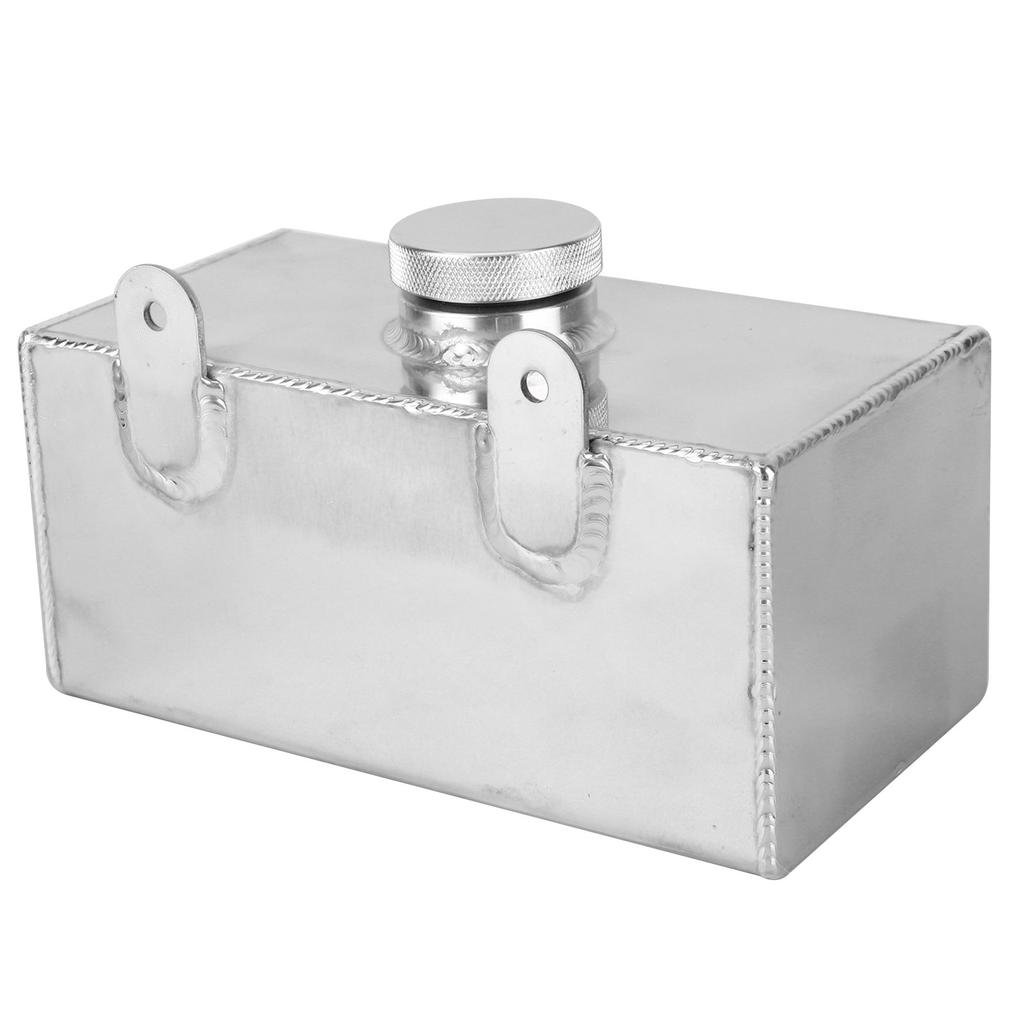 Алюминиевый бачок омывателя лобового стекла Алюминиевый бачок омывателя лобового стекла 2 л Полированный бачок для распыления интеркулера Универсальные автозапчасти