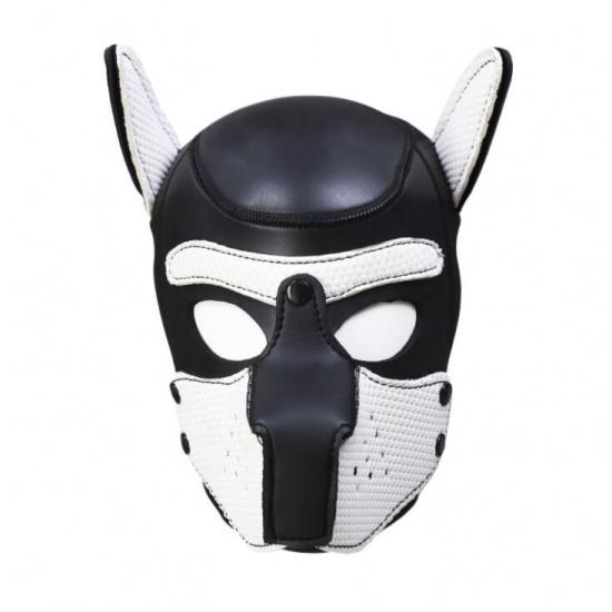 SM Open Mouth Gag Dog Mask Bdsm Bondage Muzzle Mask,Leather Soft Padded Puppy Play Dog Glove,Dog Tail,Slave Pup Roleplay Sex Toy
