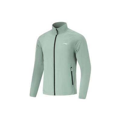 Спортивная куртка Fitness Series с воротником-стойкой Ice Feel Slim Fit, мужская куртка, цвет зеленый AFDU415-3