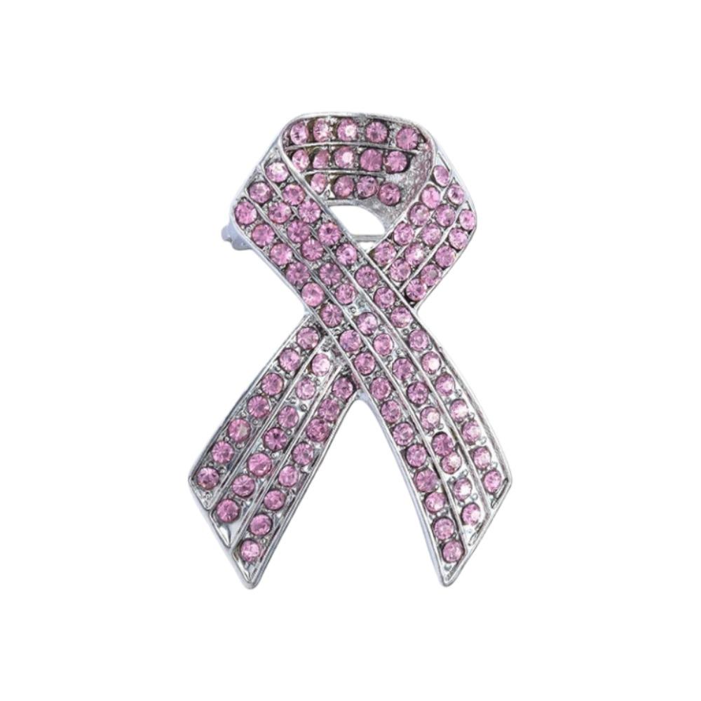 Awareness Black Ribbon Pin Rhinestone Crystal Funerals Memorial Pin Funeral