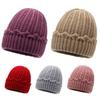Windproof Coldproof Knitted Hat Thick Beanies Fashion Bonnet Caps  for Women Men