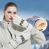 Ski Gloves for Men and Women Thermal Warm Snow Gloves Windproof Winter Gloves Breathable Snowboard Gloves Fleece Lining Outdoor Touchscreen Gloves