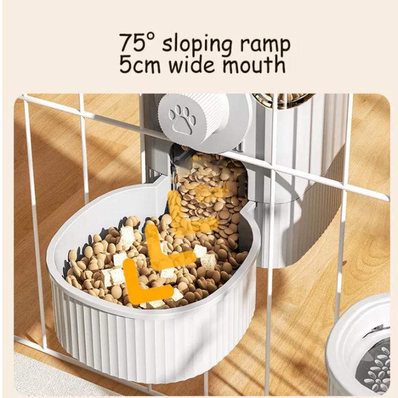 Подвесная поилка для клетки питомца, автоматический фонтанчик для воды для кошек и собак, кормушка для клетки, миска для корма для питомца