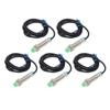 5PCS 2 Wire NO Proximity Switch Distance Detection Approach Sensor Normally Open 10‑36VDC