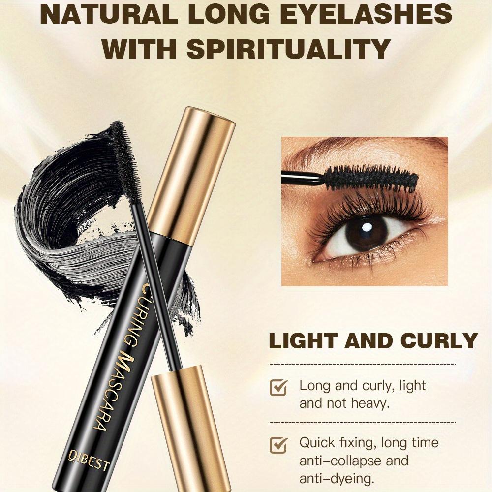 Набор туши для ресниц + кондиционера для ресниц, удлиняющая, утолщающая, подкручивающая и разделяющая черная тушь для ресниц без размазывания