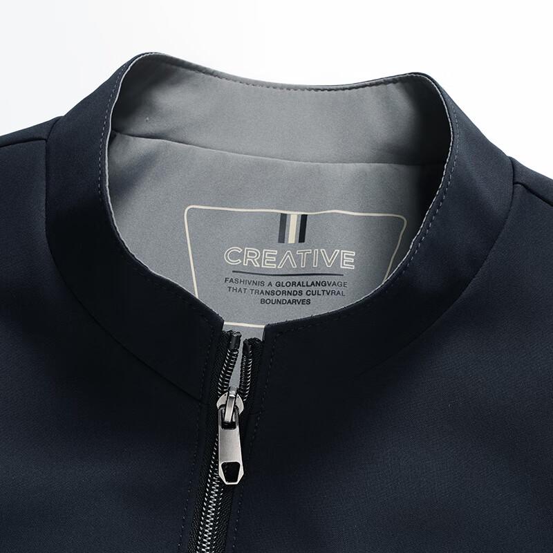 Hengyuanxiang Мужская повседневная куртка большого размера со стойкой