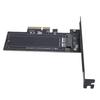 PCI E to SSD Card Support for Macbook Pro 2013 2017 4X to 12+16PIN Converter with Short Baffle Plate