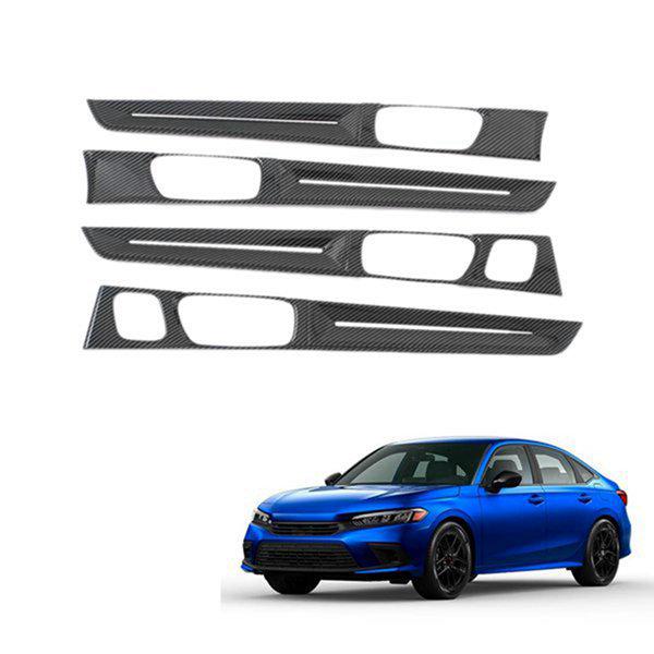 4 шт. Декоративные накладки на внутренние двери для Honda Civic 11-го поколения 2021-2022 гг.