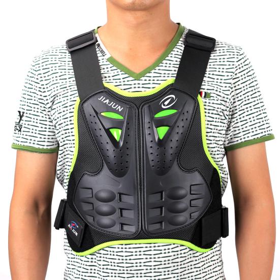 Унисекс мотоциклетный мотокросс гоночный нагрудный жилет задняя защита позвоночника броня снаряжение