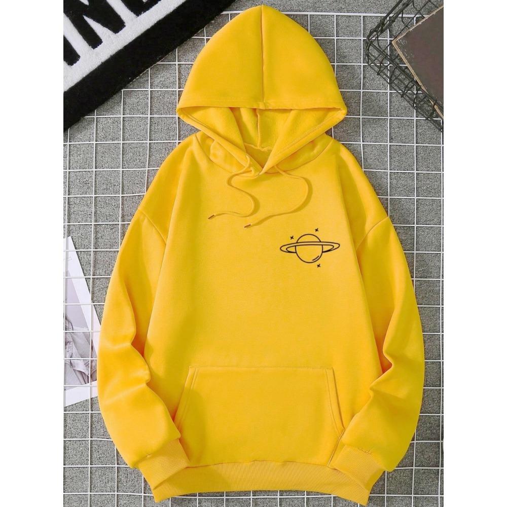 Planetary Orbit Personality Graphic Hoodies Men Fashion S-XXL Hoodie Casual High Quality Hoodies Autumn Casual Streetwear