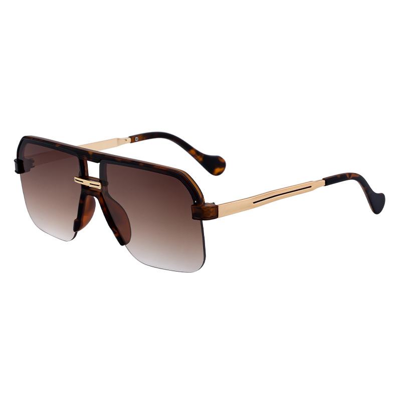 Солнцезащитные очки с большой оправой, мужские усовершенствованные очки, солнцезащитные очки с полуоправой