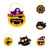 Ghost Bat DIY Trick or Treat Bag Non-woven Fabric Pumpkin Handbag DIY Halloween Candy Bag  Toddlers