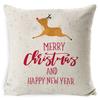 Christmas Pillow Case Christmas Light Luxury High-end Pillow Family Bed Pillow Case Home Cushion Bed Pillow