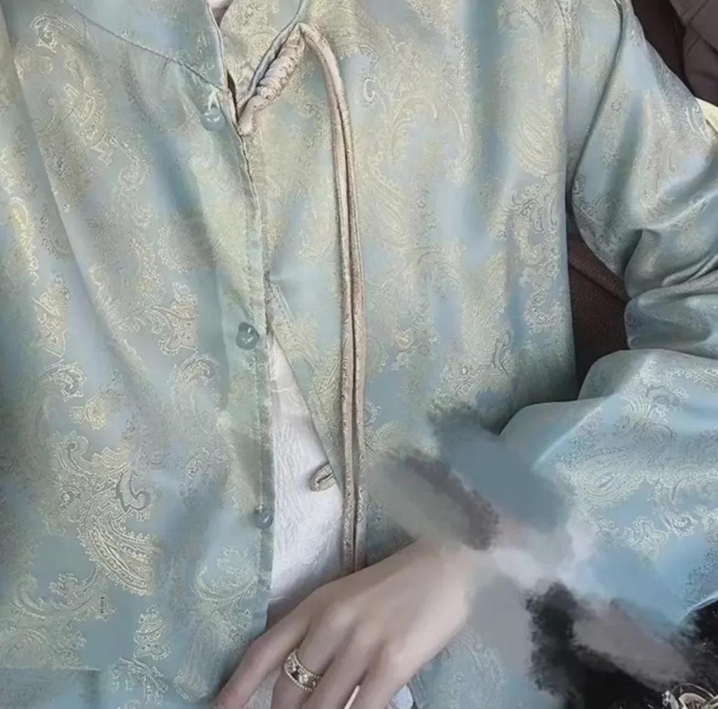 Новое женское пальто в китайском стиле с двусторонним жаккардовым тиснением 2024 года - Элегантное, модное, высококлассное дизайнерское пальто для мам