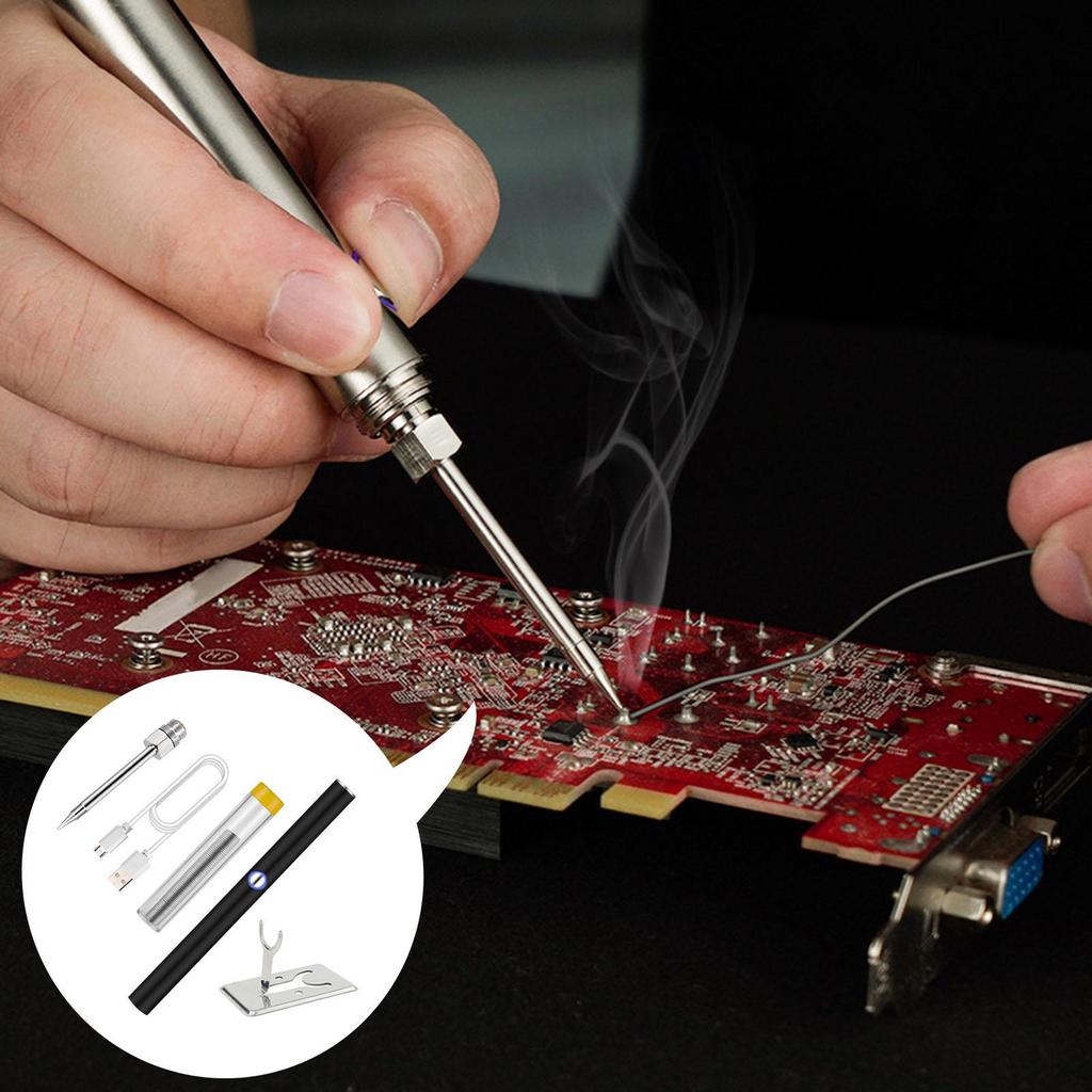 Железный комплект, аккумулятор емкостью 1100 мАч, регулируемая температура для ремонта