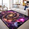Solar System Starlit Sky Carpet Living Room Cartoon Decoration Home Floor Mat Anti-slip Children Bedroon Bedside Rugs Washable
