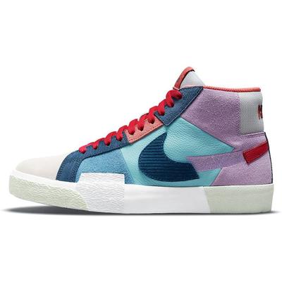 Zoom Blazer Mid Premium SB Mosaic Pack — мульти-кеды унисекс Multi-Color Lilac Copa DA8854-500