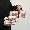 OLOEY Изящный набор из костяного фарфора: кофейная чашка и блюдце