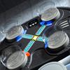 Музыкальный боксерский тренажер для детей, совместимый с Bluetooth, интеллектуальная мишень для подсчета очков с гоночной подсветкой