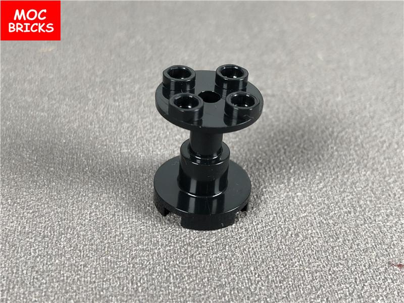 10 шт./лот Детали MOC DIY Коричневый Черный Опора 2x2x2 Стойка с Полным Отверстием 3940b Строительные Блоки Игрушки для детей Рождественский подарок