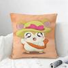 Anime Hamtaro Cushion Cover Natural Linen Pillowcase Set AllinOne Decor for Sofa Bedroom  Chair