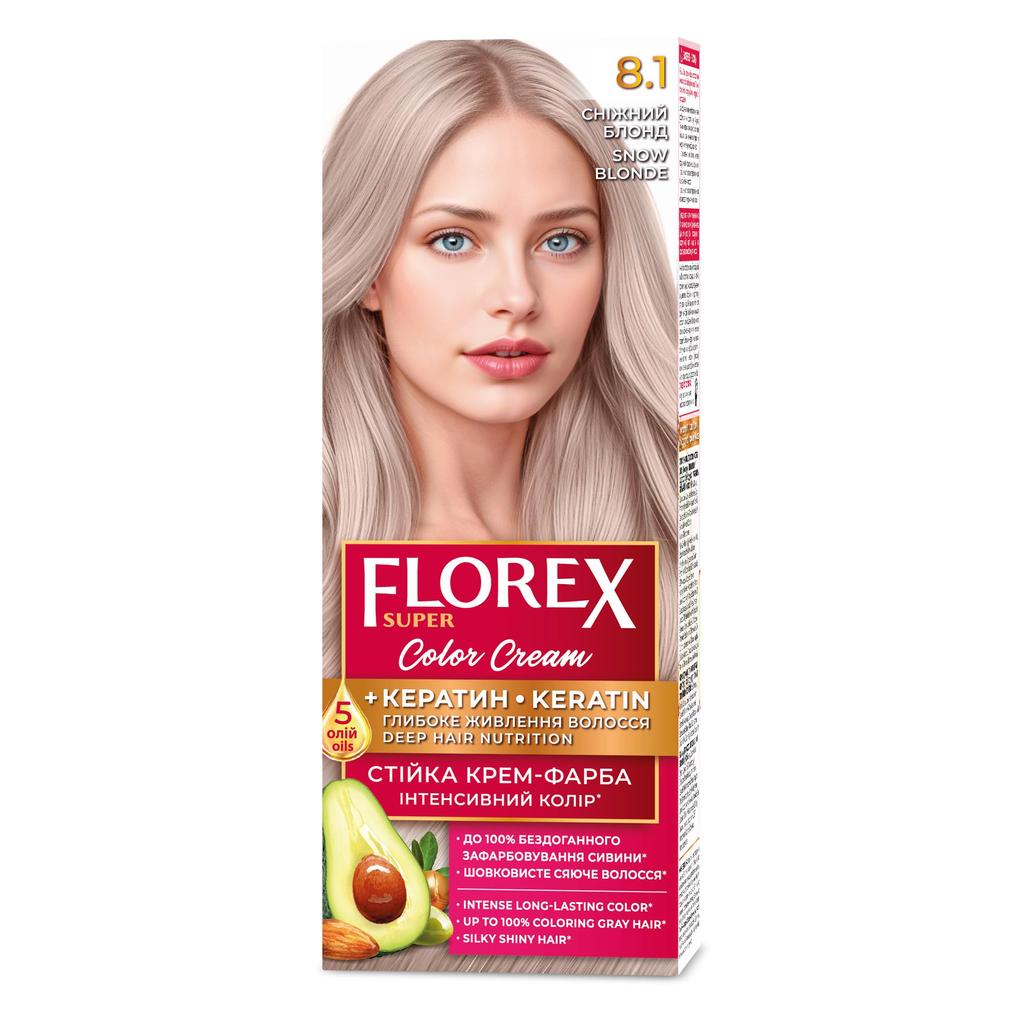 Florex Super Permanent Hair Dye Cream - Give Your Hair Deep Nourishment, Makes Your Hair Soft and Silky-shiny.