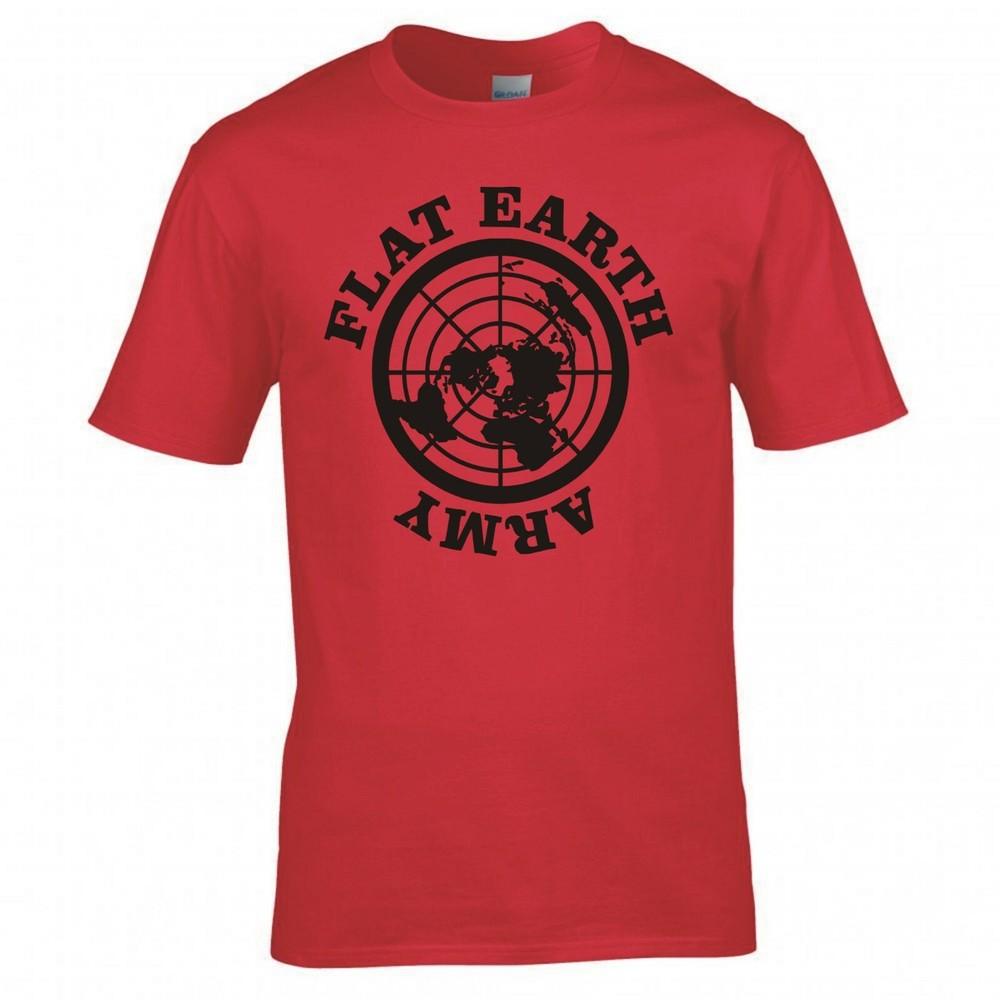 Funny Flat Earth Army Tshirt