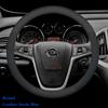 For Opel Astra-e Astra L GS sport ST 2023 2024 2025 Steering Wheel Cover Carbon fiber Suede leather Car Accessories j666