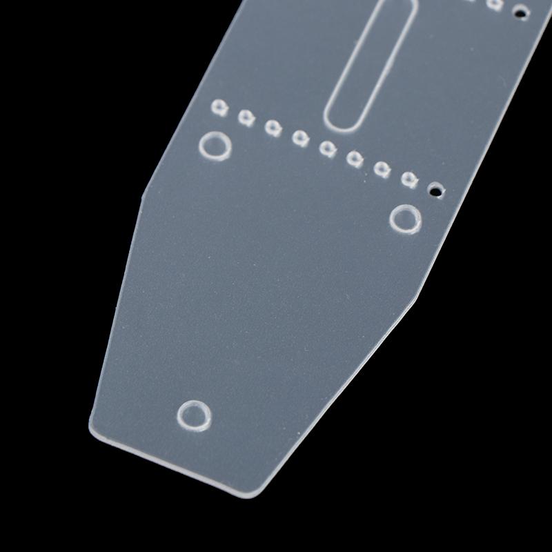 6 шт./компл. кожаный ремень из ПВХ с пряжкой, шаблоны для штамповки, трафаретный инструмент