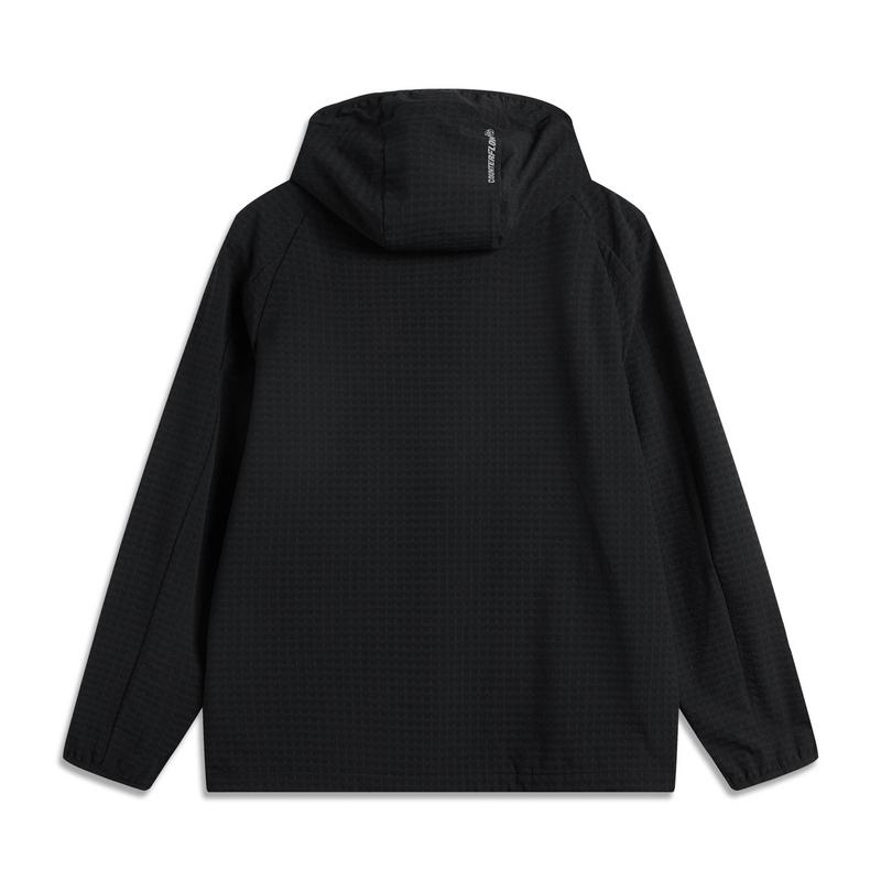 Li Ning CF Pure Color Loose Fleece Soft Shell Водонепроницаемая ветрозащитная теплая куртка унисекс куртка черного цвета AFDUB55-5