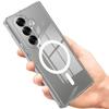 Прозрачный чехол для Samsung Galaxy Z Fold7 5G, совместимый с MagSafe, WANLONFENG Серия LM2, чехол для телефона (Большое отверстие для линзы)