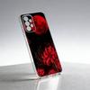 Гуль R-Красная Паучья Лилия Токио-о Чехол для Телефона для Samsung S25,S24,S21,S22,S23,S30,Ultra,S20,Plus,Fe Прозрачный Чехол