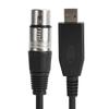 Микрофонный кабель Компьютерный USB к XLR гнездовому микрофонному разъему Шнур Аксессуары 2 м