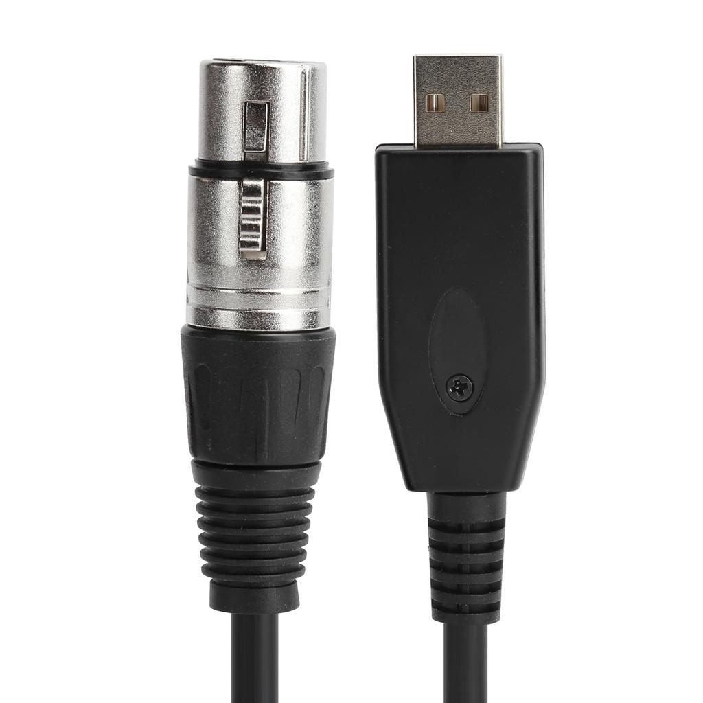 Микрофонный кабель Компьютерный USB к XLR гнездовому микрофонному разъему Шнур Аксессуары 2 м