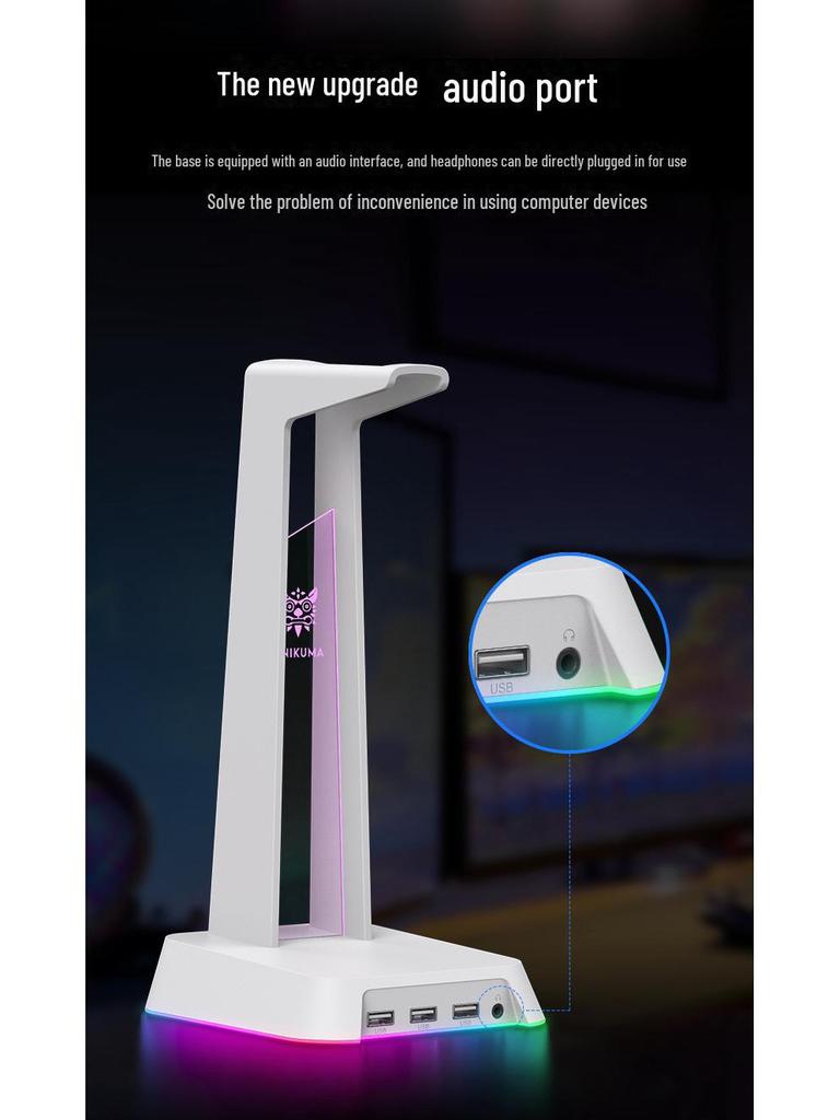 Подставка для наушников ONIKUMA ST-2 RGB с концентратором и док-станцией расширения сплиттера
