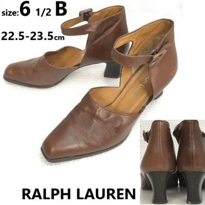 Кожаные босоножки с ремешком на щиколотке на высоком каблуке коричневые 22.5-23.5(ИСПОЛЬЗОВАЛ)