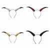 Cosplay Headband Cosplay Hairband Ox Horn Halloween Hair Hoop Halloween Horns Headband  Photo Props