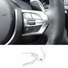 Matte Silver Steering Wheel Button Switch Trim For BMW M3 M4 2015- M5 X5M