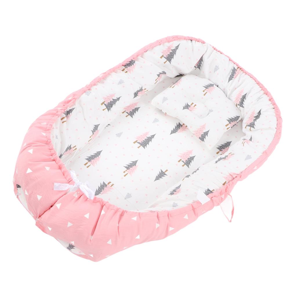 Baby Lounger Cover Soft Comfortable Breathable Easy To Clean Foldable Portable Newborn Nest Cover