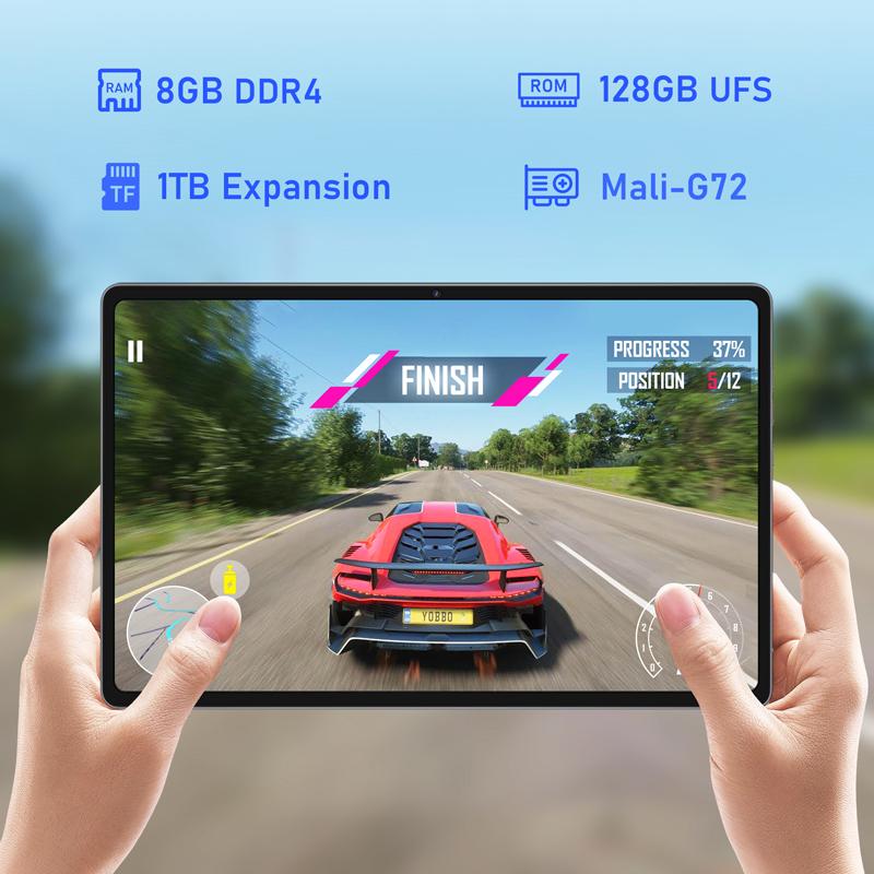 Планшет N-ONE NPad Plus Android 13 10,4 дюйма 8 ГБ ОЗУ 128 ГБ ПЗУ 2000*1200 FHD IPS MT8183 8 ядер 5 + 13-мегапиксельная камера двойной WIFI BT5.0