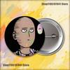 P-Punch Man One Saitama Badges Button Round Creative Pin Brooch Badge Bag Decor Accessories Fans Collect Friends Gifts