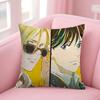 Криминальное аниме BANANA FISH   Офисная Подушка Наволочка Чехол на Подушку для Автомобиля 45X45СМ Наволочка для Подушки под Поясницу Чехол на Диванную Подушку