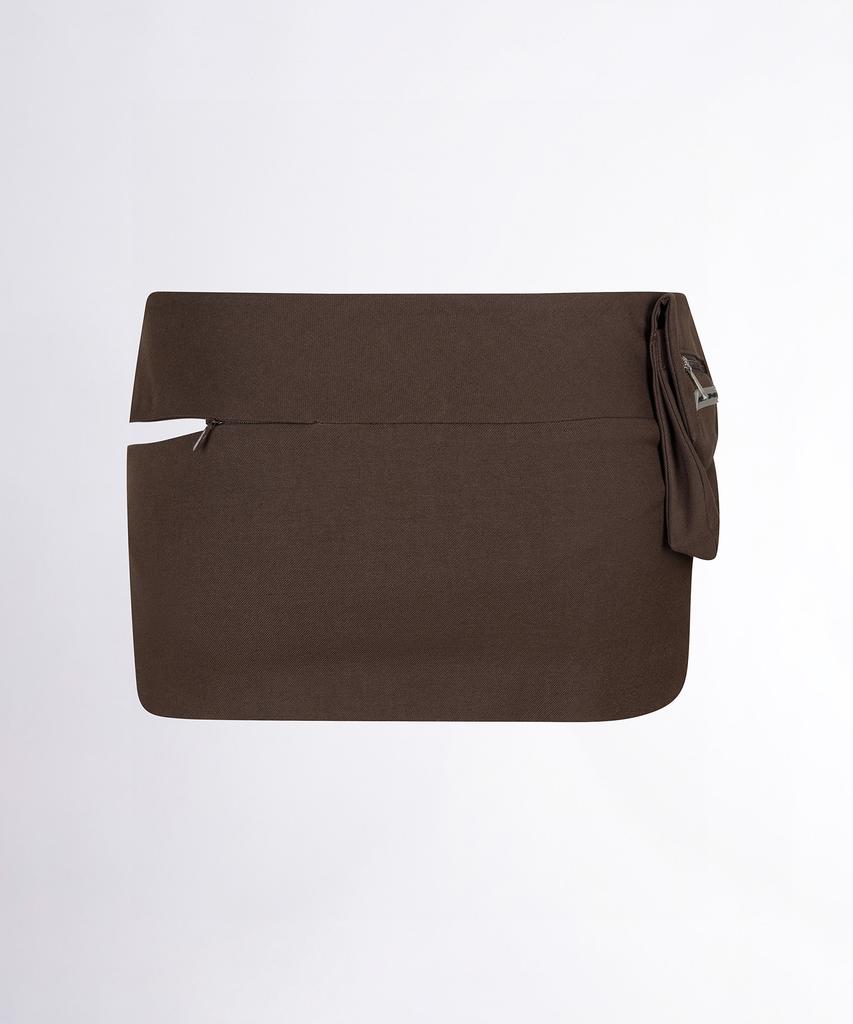 Sculpter Waist Point Classic Skort Brown