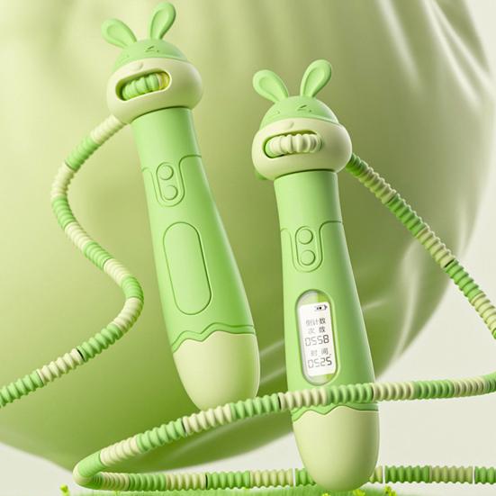 Jump Rope with Counter Length Adjustable Tangle-free Ergonomic Handle Skipping Rope Workout Fitness