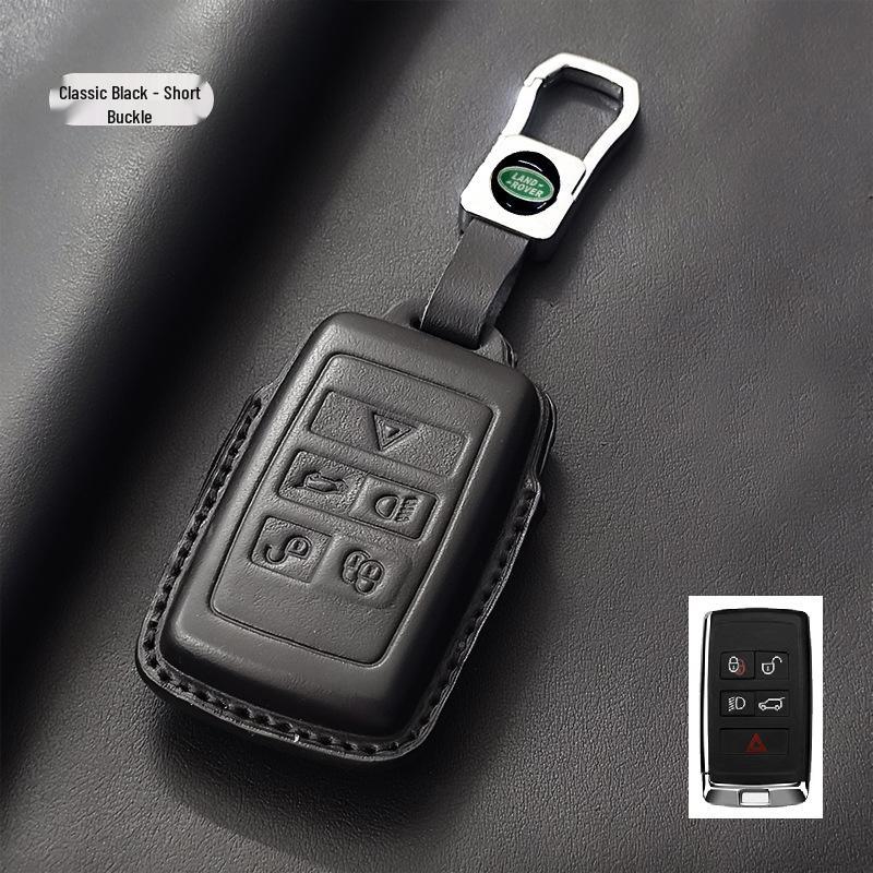 Чехол для ключей Land Rover Range Rover, Velar, Evoque, Discovery 4 и 5, Discovery Sport, Jaguar - Премиальный корпус из коровьей кожи