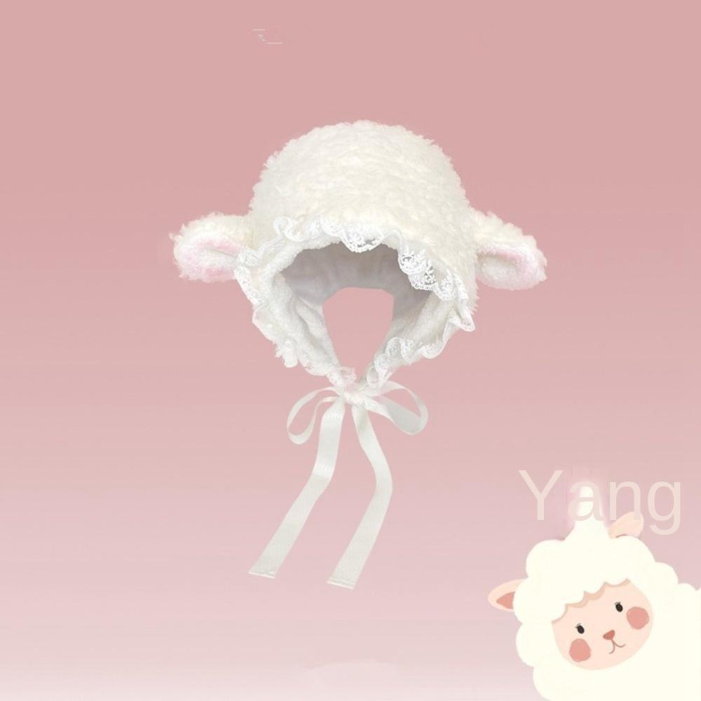 Soft Costume Hats Lamb Cashmere Cosplay Hat Warm Outdoors Hats